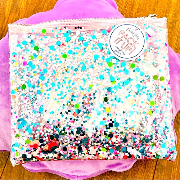 *NWT* Confetti Style Pouch/Make up Bag - Picture 4 of 5
